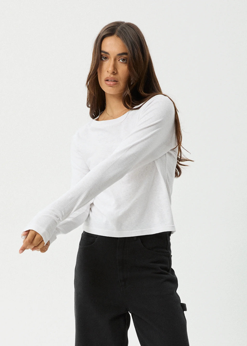 ELEVATE LONG SLEEVE TEE | WHITE