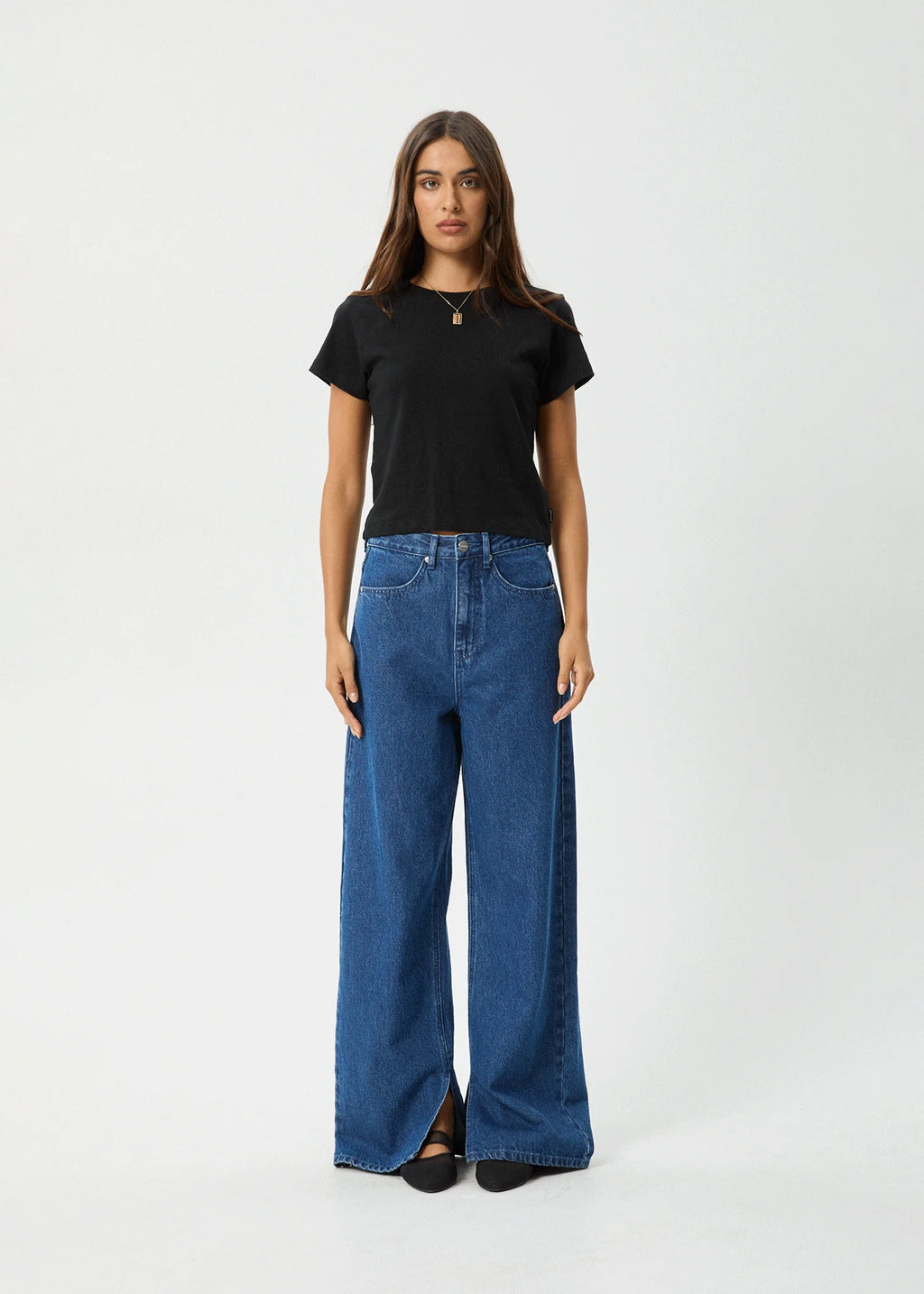 CARMEN BABY TEE | BLACK