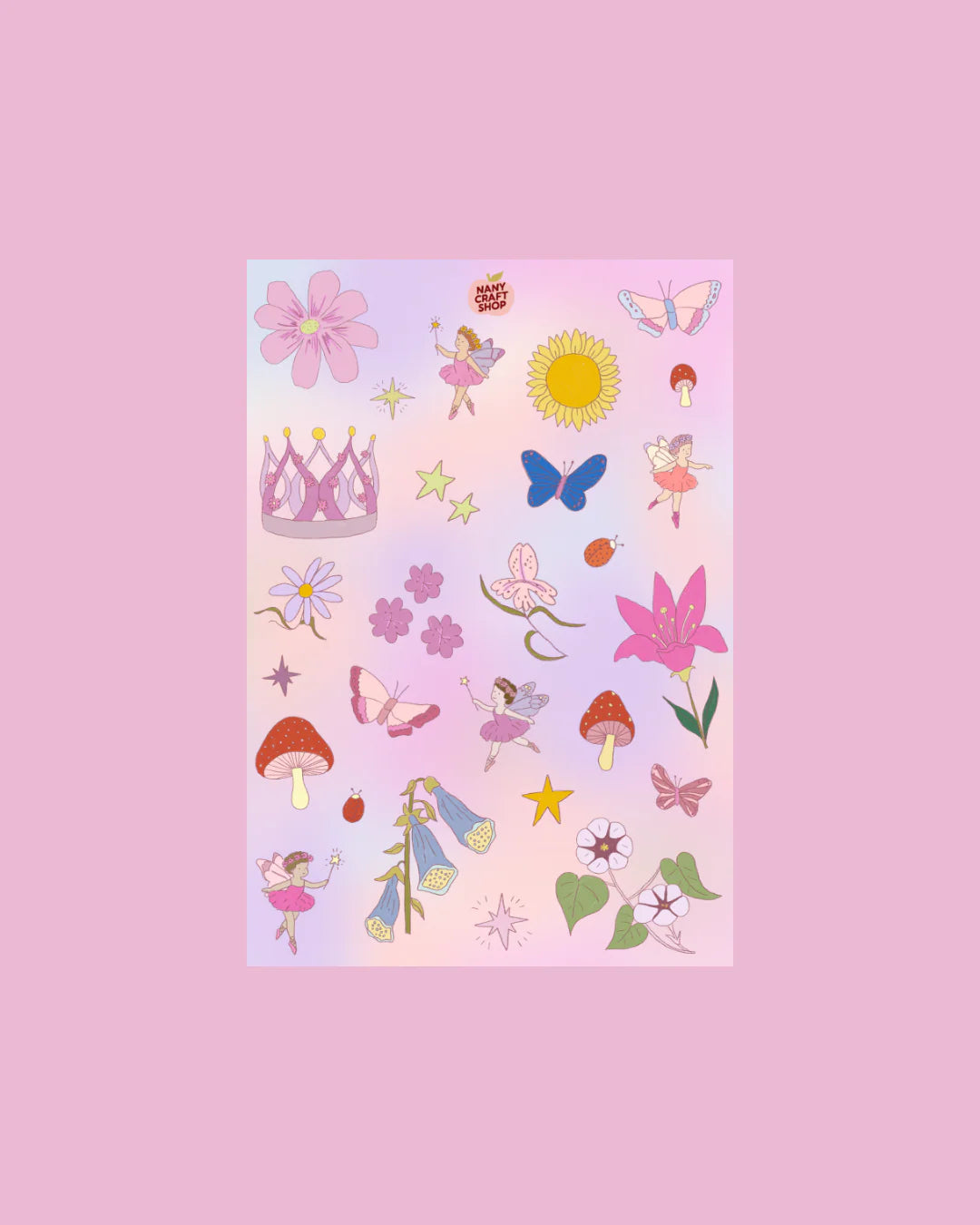 FAIRY STICKER SHEET | NANY CRAFT