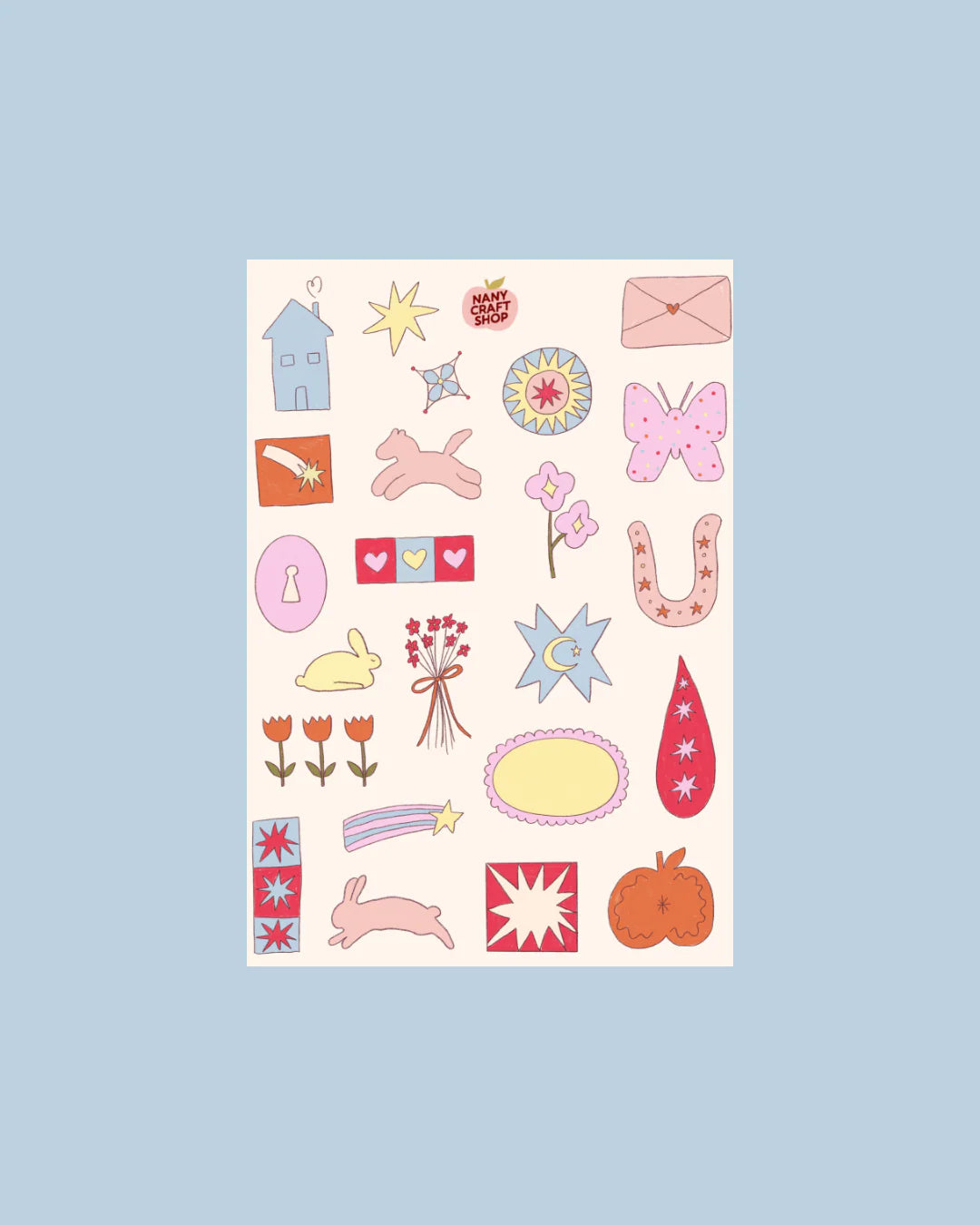 A5 CHANCE STICKER SHEET | NANY CRAFT