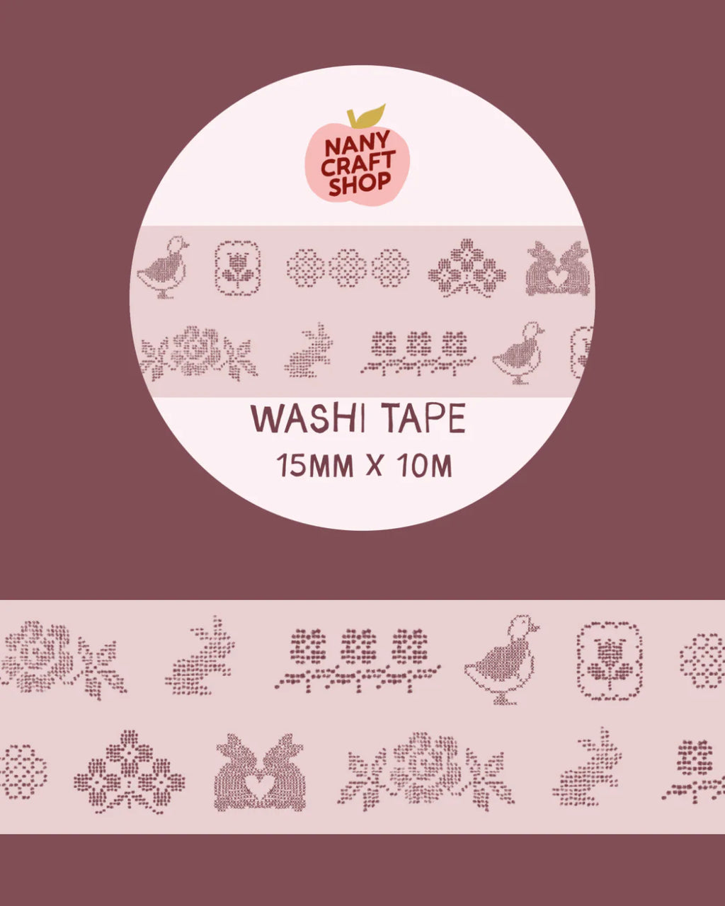 WASHI TAPE EMBROIDERY | NANY CRAFT