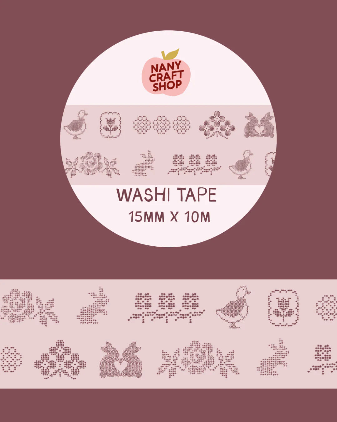 WASHI TAPE EMBROIDERY | NANY CRAFT