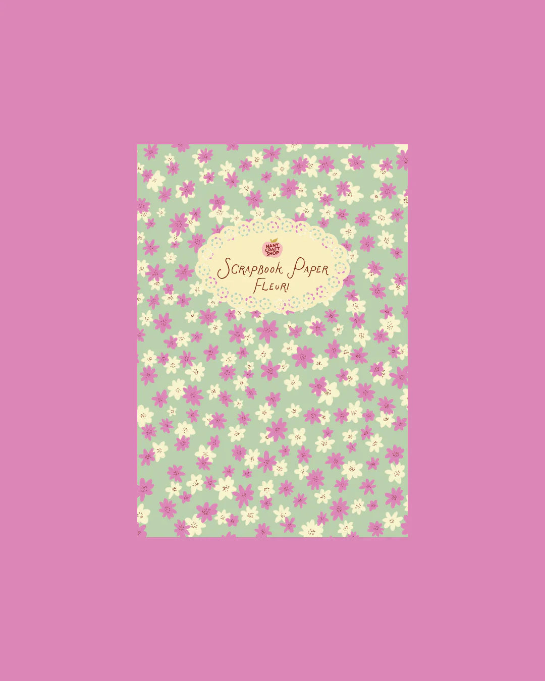 FLORAL SCRAPBOOKING PAPER | NANY CRAFT