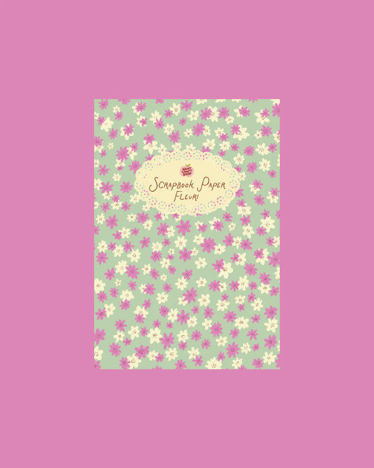FLORAL SCRAPBOOKING PAPER | NANY CRAFT