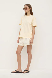 WOMENS ORGANIC BASE TEE | BUTTER