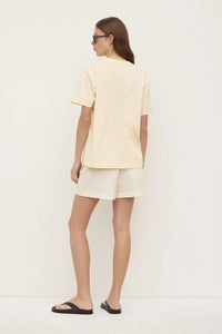 WOMENS ORGANIC BASE TEE | BUTTER
