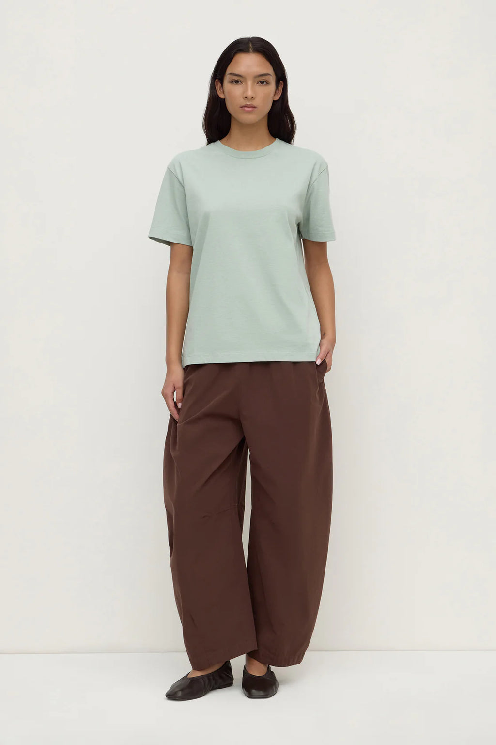 WOMENS ORGANIC BASE TEE | MINT