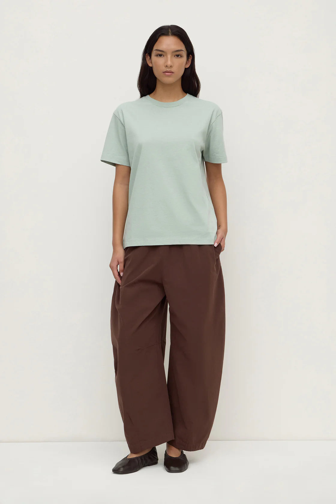 WOMENS ORGANIC BASE TEE | MINT