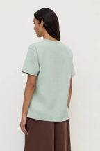 WOMENS ORGANIC BASE TEE | MINT