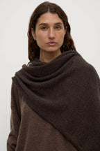 WOOL SCARF | GANACHE