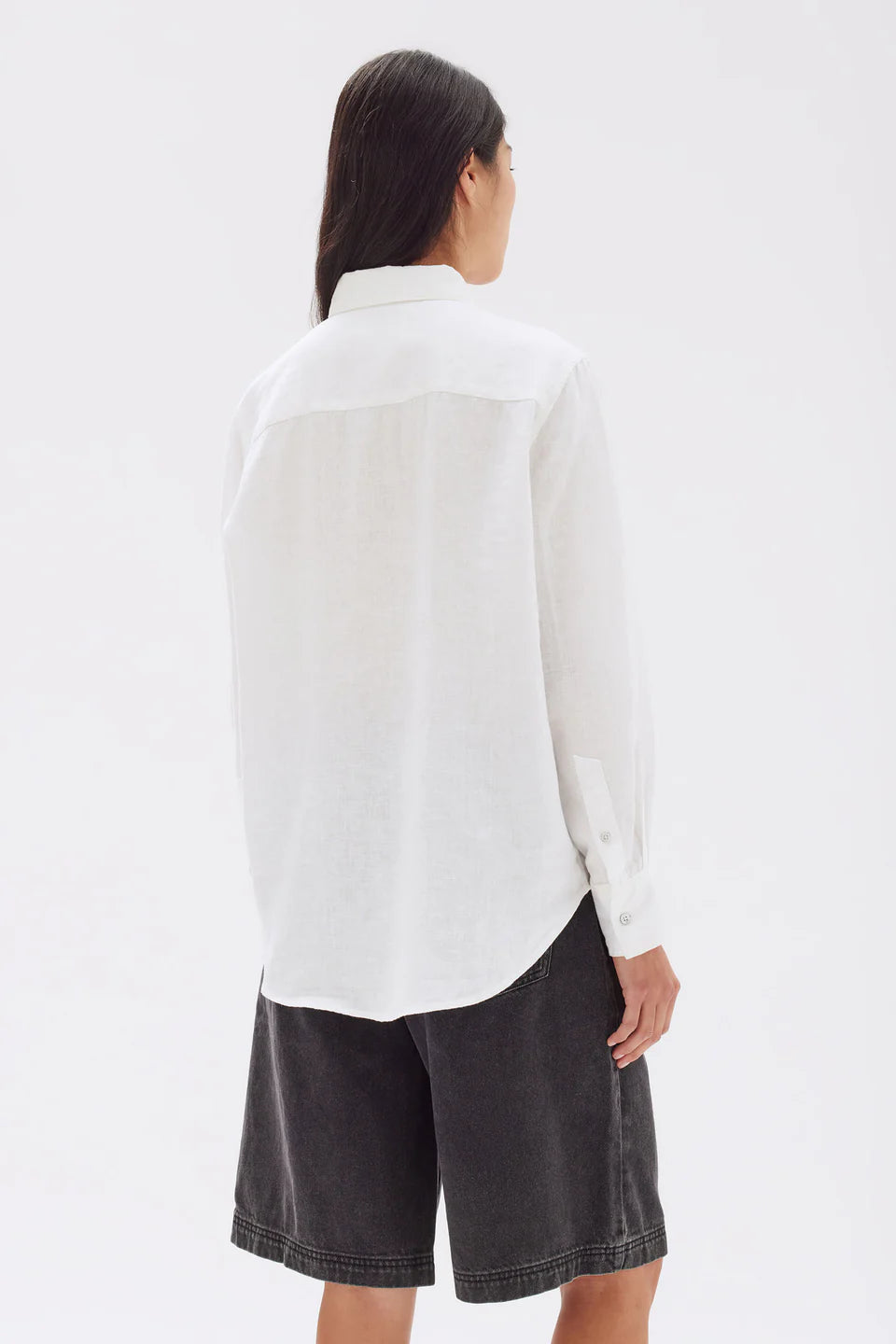 XANDER LONG SLEEVE SHIRT | WHITE