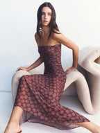 ZELLA MIDI DRESS | DAISY DOT CHERRY