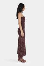 ZELLA MIDI DRESS | DAISY DOT CHERRY