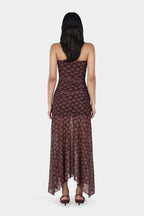 ZELLA MIDI DRESS | DAISY DOT CHERRY