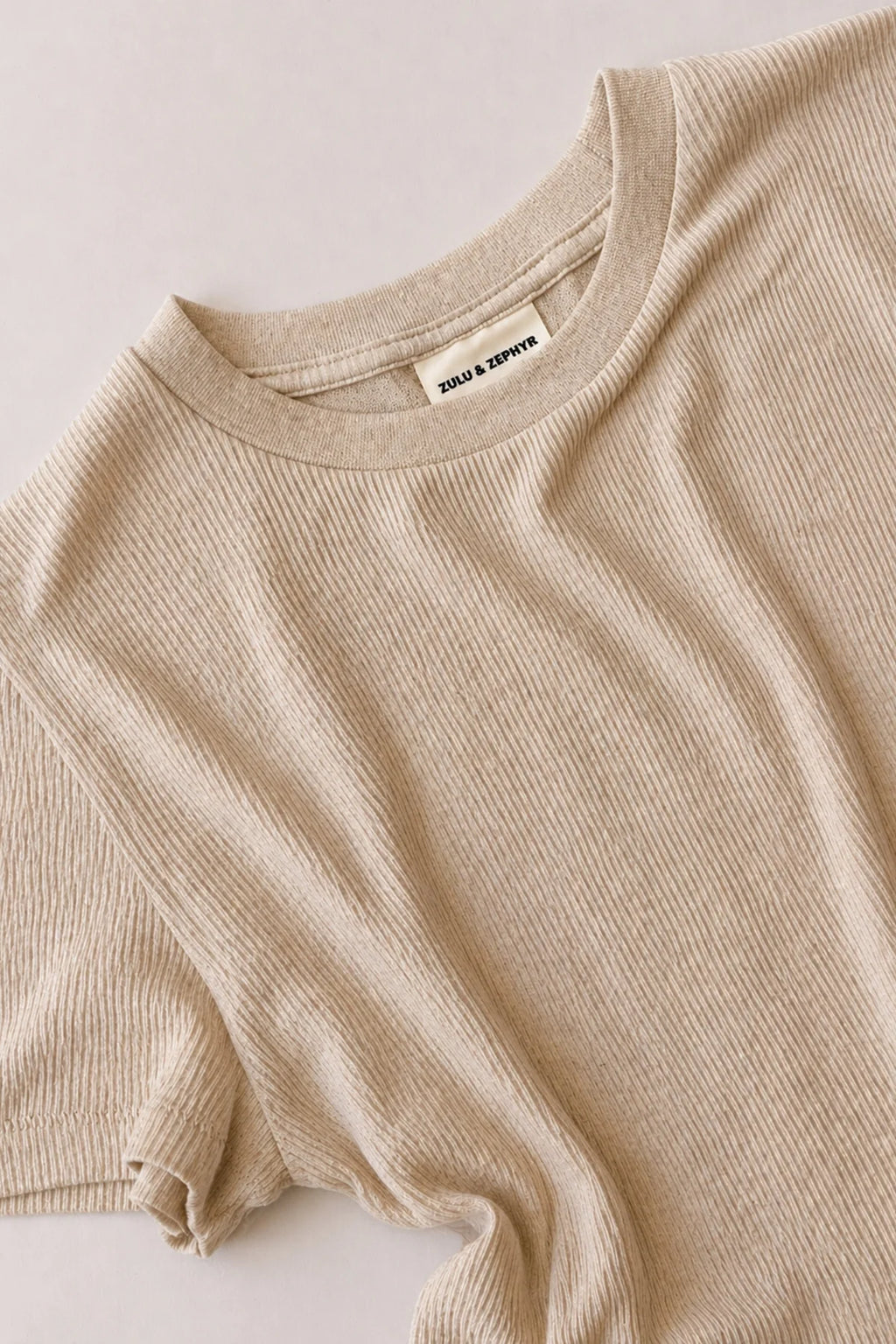 Zulu & Zephyr Rib Hemp Jersey T-Shirt