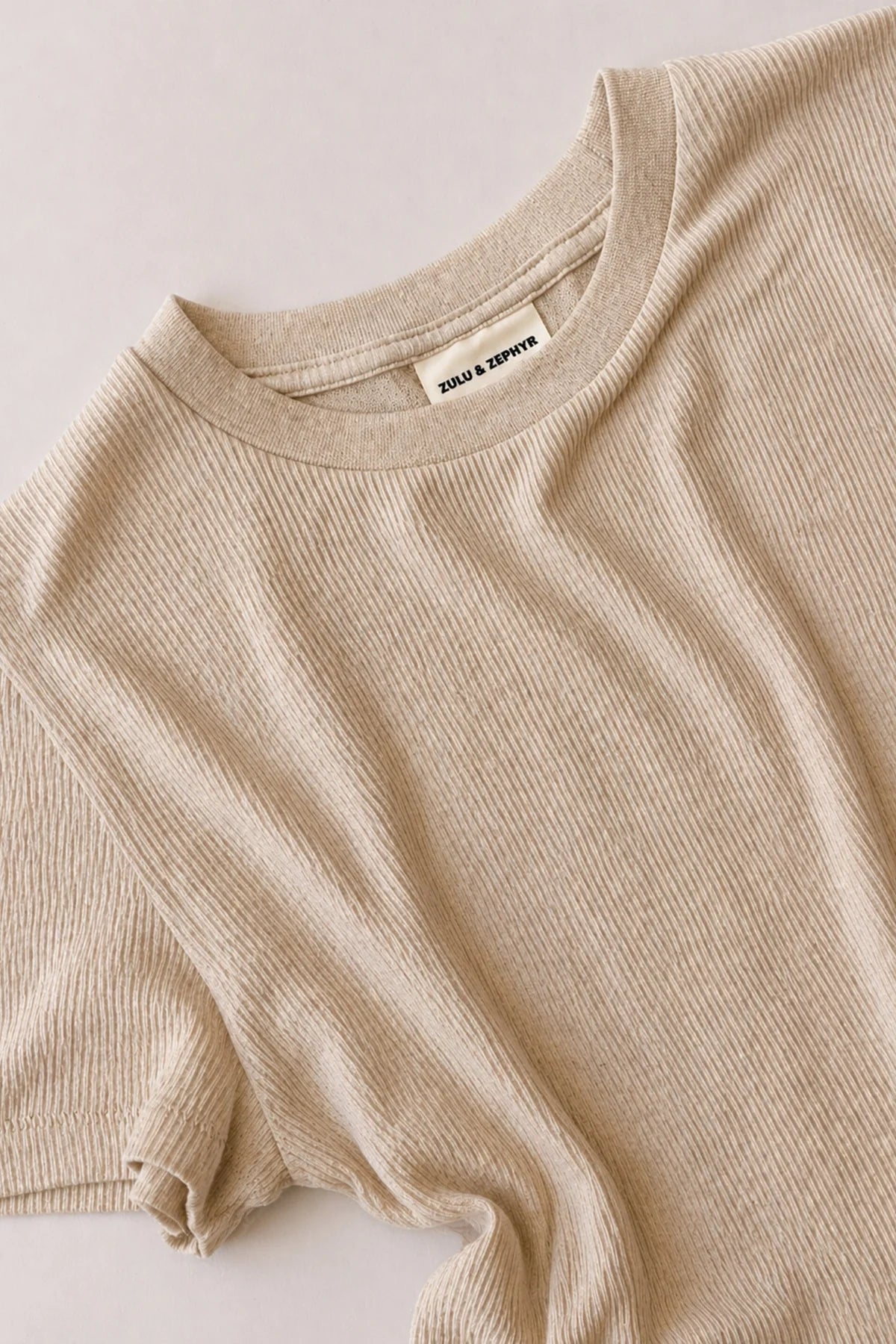 Zulu & Zephyr Rib Hemp Jersey T-Shirt