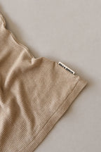 Zulu & Zephyr Rib Hemp Jersey T-Shirt Husk