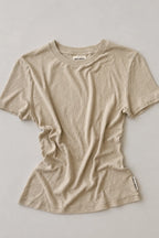 Zulu & Zephyr Rib Hemp Jersey T-Shirt Husk