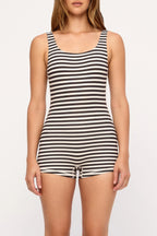 Zulu & Zephyr 2 Inch Bodysuit Black Stripe