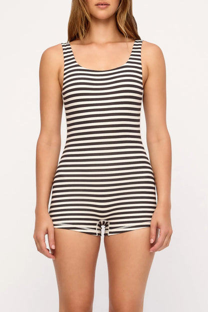 Zulu & Zephyr 2 Inch Bodysuit Black Stripe