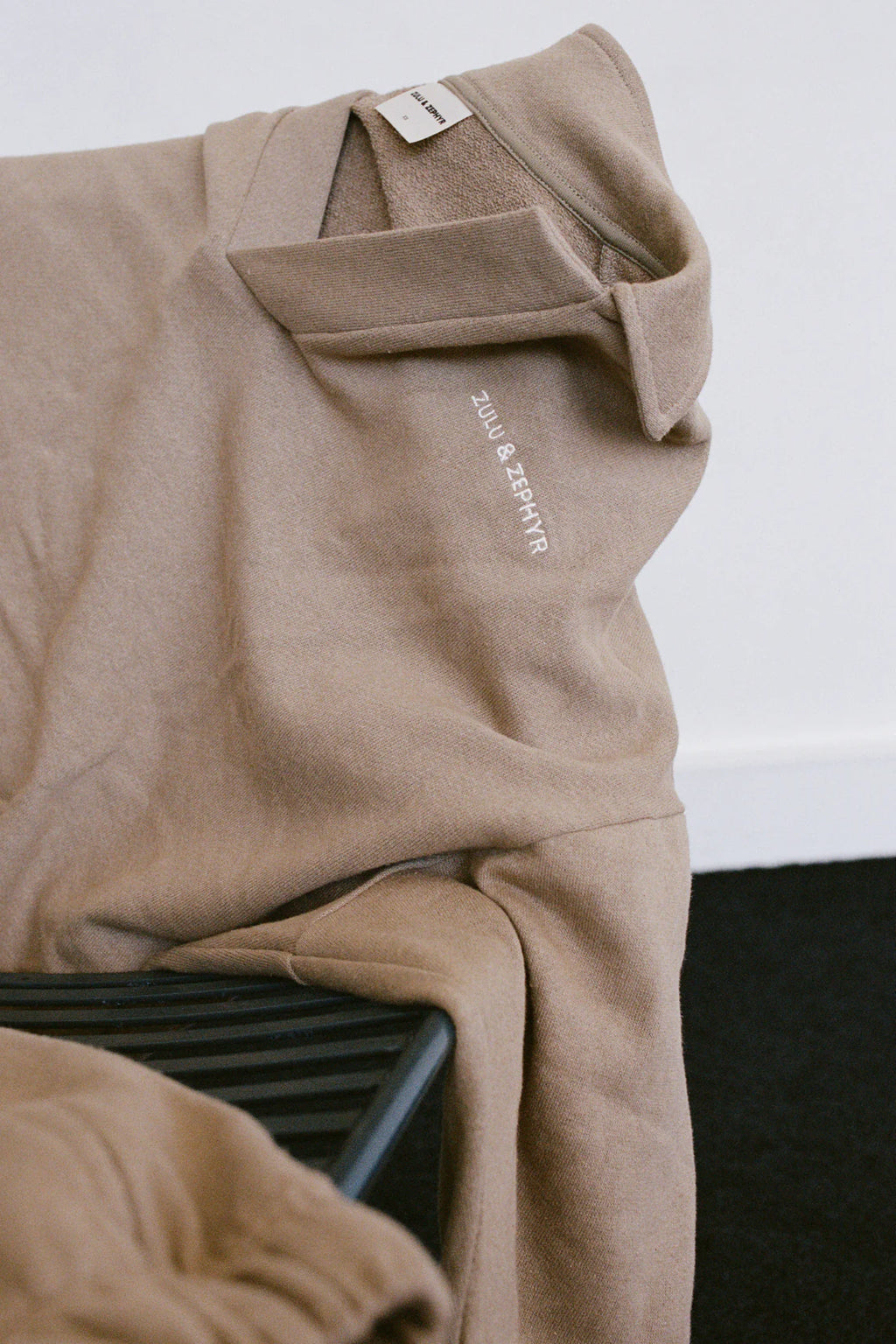 Zulu & Zephyr Collared Sports Sweatshirt Olive