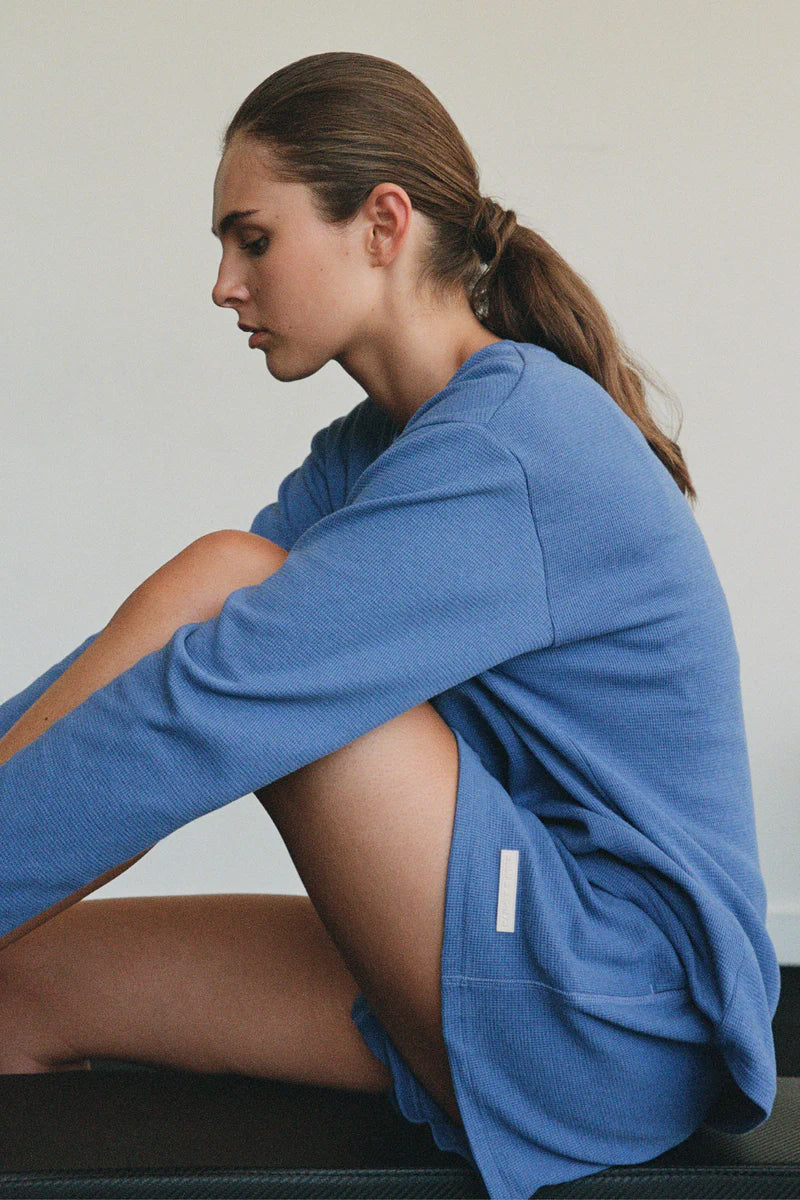 Zulu & Zephyr Waffle Sport Shorts Blue