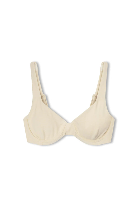 TOWELLING BRA CUP | SAND