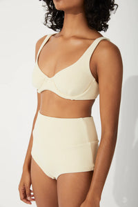 TOWELLING BRA CUP | SAND