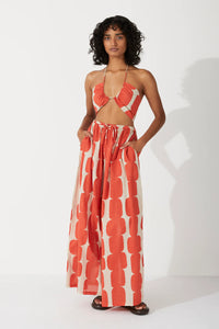 ORGANIC COTTON HALTER DRESS | BLOCK