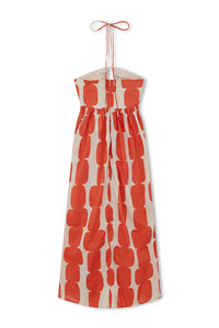 ORGANIC COTTON HALTER DRESS | BLOCK