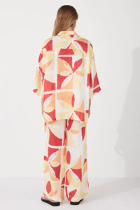 LINEN PANT | SUNSET TILE