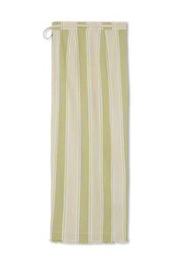 ORGANIC COTTON WRAP SKIRT | OLIVE STRIPE