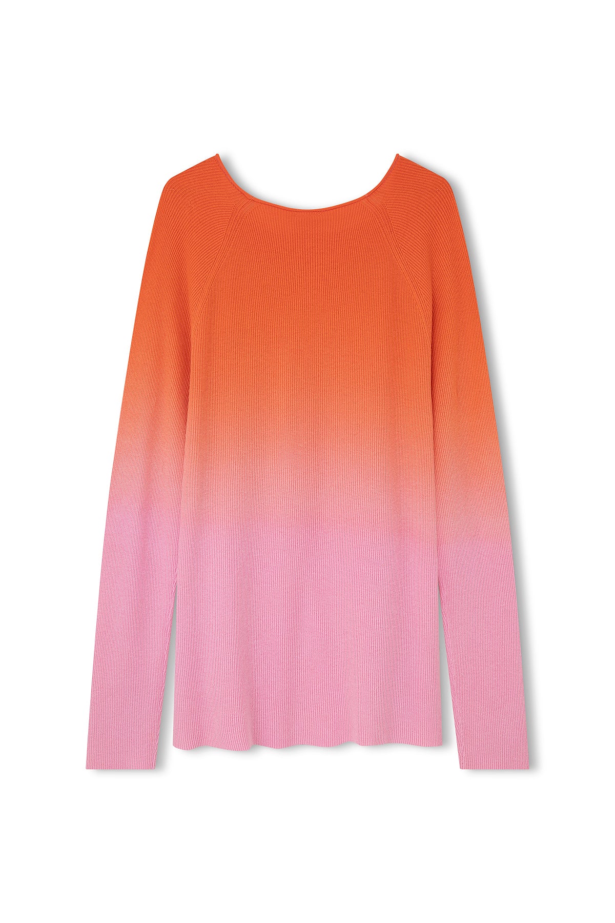 MERINO BLEND KNIT TOP | PINK OMBRE