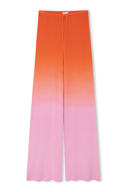 MERINO BLEND KNIT PANT | PINK OMBRE