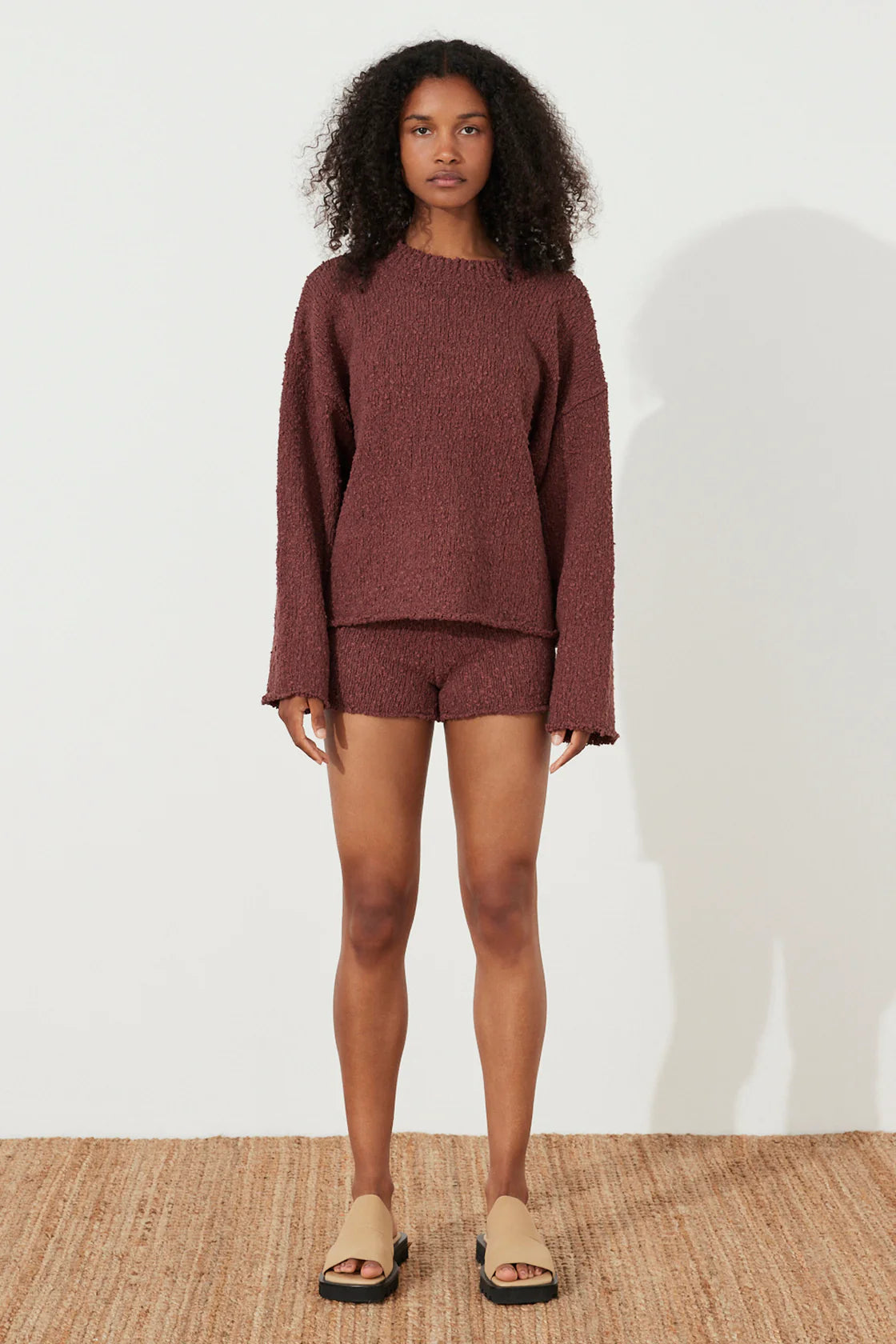 PLUM BOUCLE KNIT JUMPER | PLUM