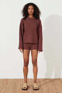 PLUM BOUCLE KNIT JUMPER | PLUM