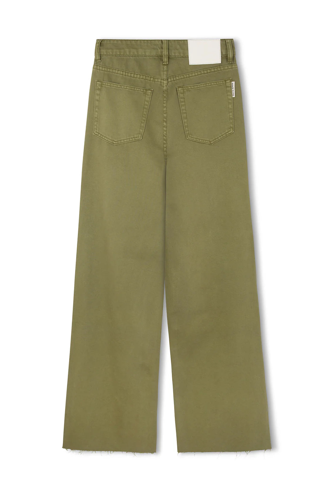 RECYCLED COTTON STRAIGHT LEG JEAN | KHAKI