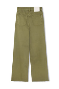 RECYCLED COTTON STRAIGHT LEG JEAN | KHAKI