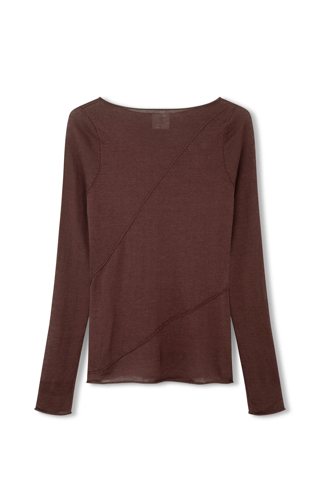 CURRANT PANELLED KNIT TOP | CURRANT