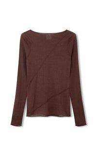 CURRANT PANELLED KNIT TOP | CURRANT