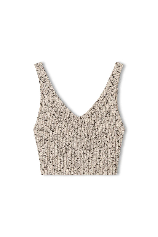 ORGANIC BLEND KNIT TOP | STONE MARLE