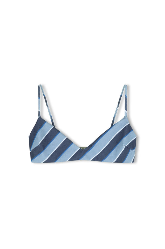 HORIZON STRIPE TEXTURED BRALETTE