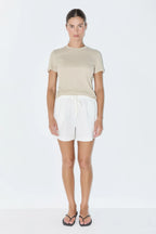 Zulu & Zephyr Rib Hemp Jersey T-Shirt Husk