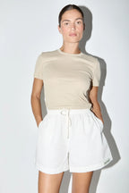 Zulu & Zephyr Rib Hemp Jersey T-Shirt Husk