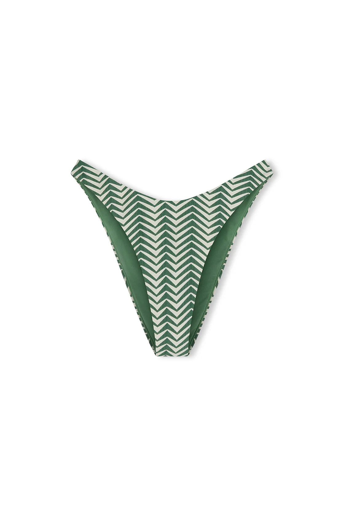 GREEN ZIG ZAG CURVE BRIEF