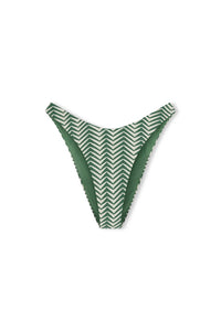 GREEN ZIG ZAG CURVE BRIEF