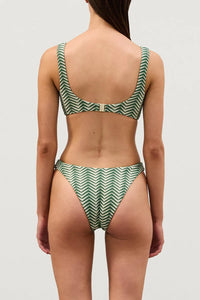 GREEN ZIG ZAG CURVE BRIEF