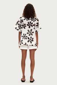 COTTON SHIRT | CHOCOLATE FLOWER