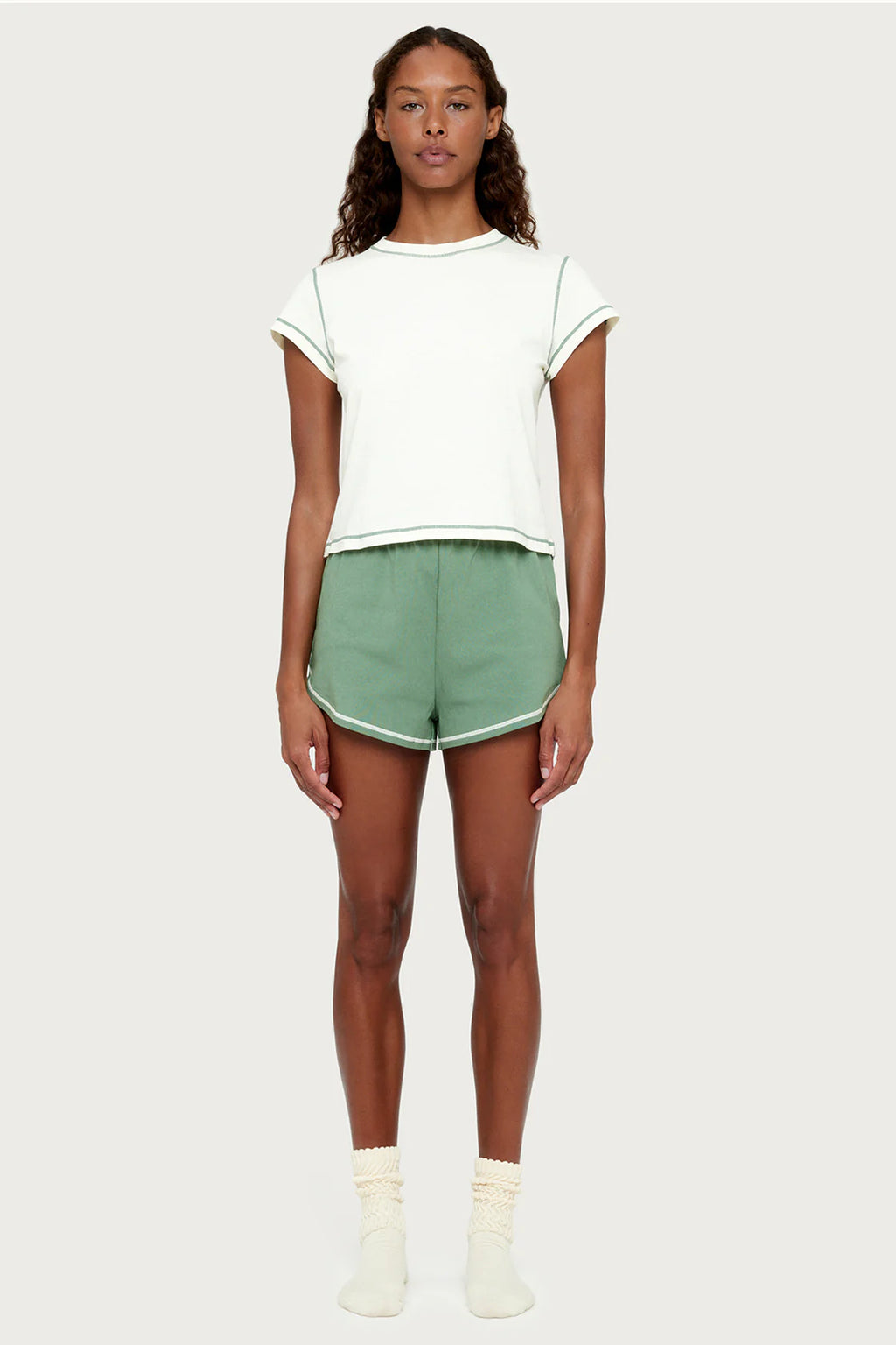 JERSEY SHORT | SAGE GREEN