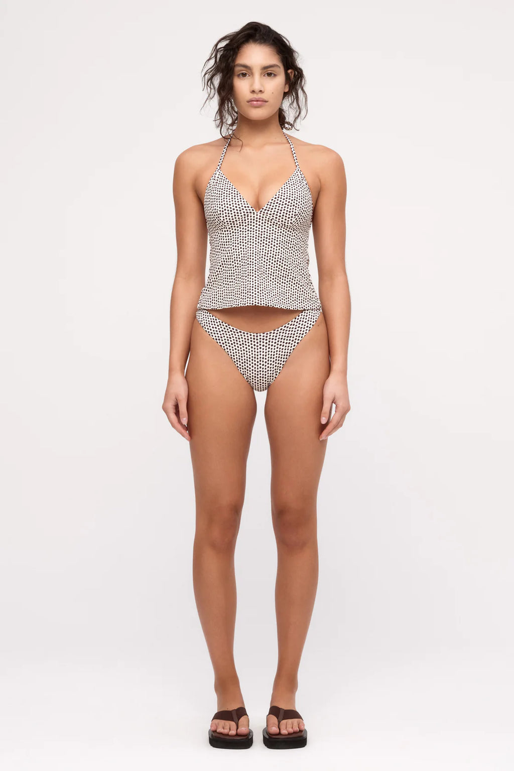 HALTER TANK TOP | NATURAL SPOT